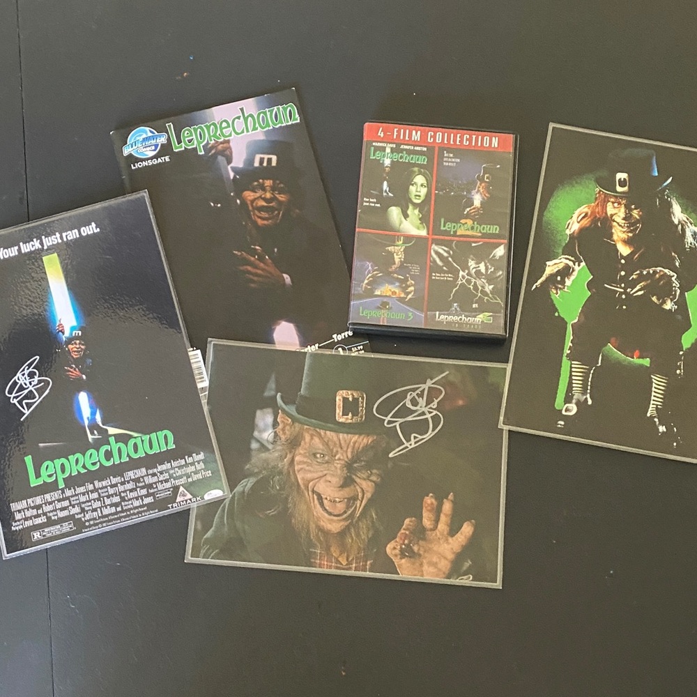 Leprechaun Movie Memorabilia Set